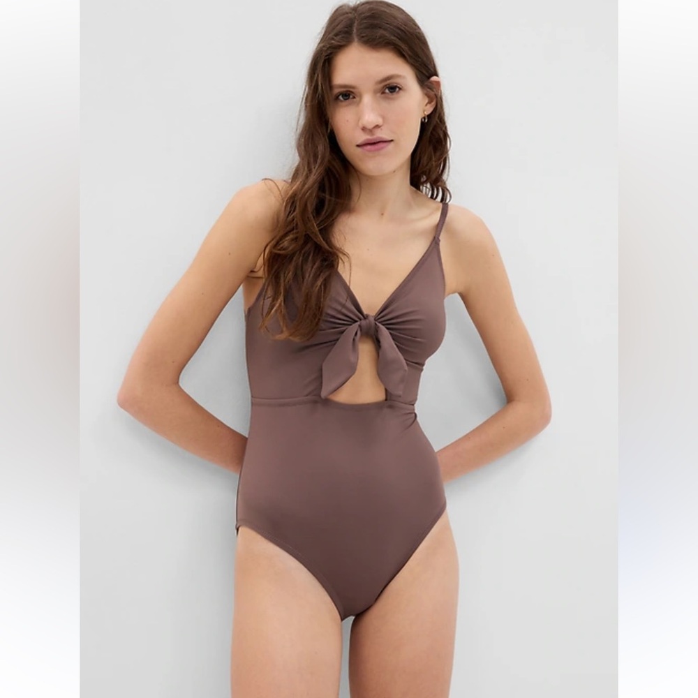 🤎🙈GAP SKIN BROWN WOMEN’S ONE PIECE SWIMSUIT🙈🤎